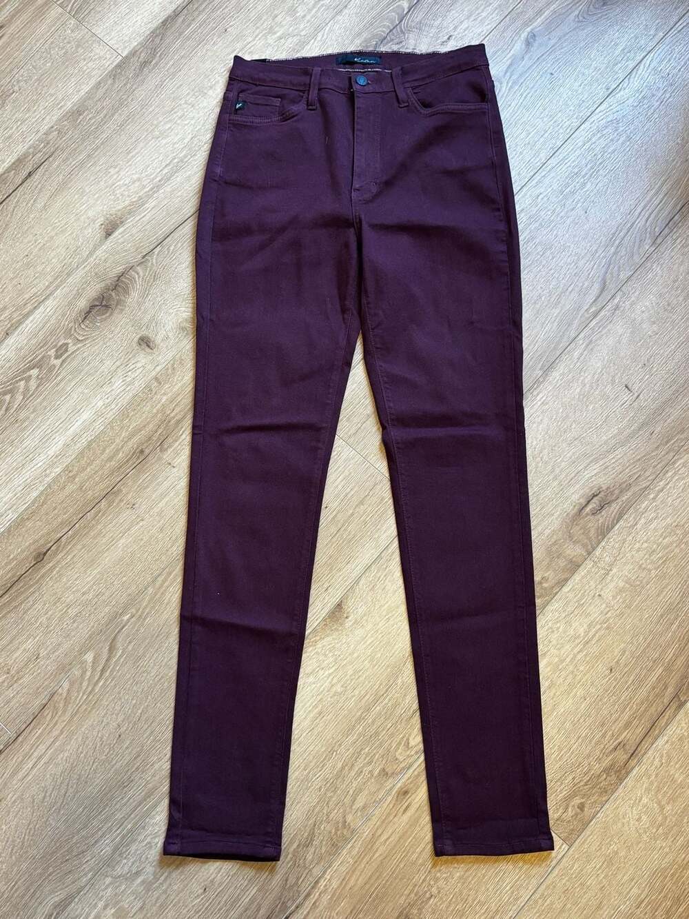 KanCan KC1655 High Rise Skinny Jeans Burgundy Size 11/29
